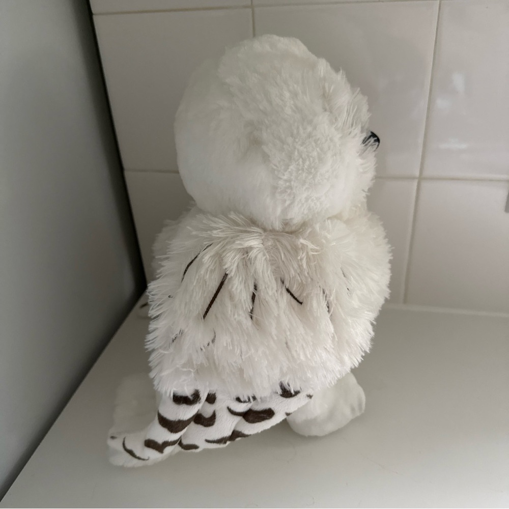 Charming White Plush Owl & elf Stuffed Animal - Picture 5 of 6